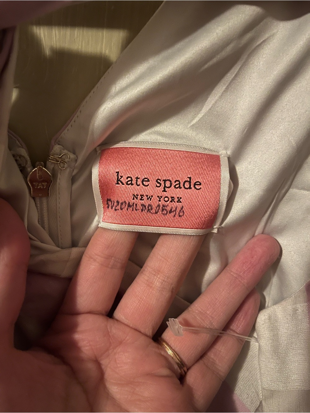 Kate Spade Mock Gingham halter Dress - Picture 6 of 6